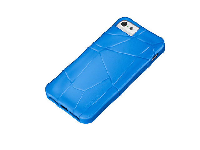 Чехол X-doria Stir Case для Apple iPhone 5 (темно-синий, силиконовый)