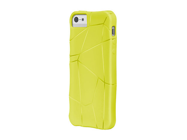 Чехол X-doria Stir Case для Apple iPhone 5 (желтый, силиконовый)