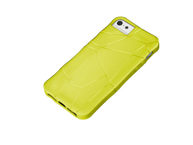 Чехол X-doria Stir Case для Apple iPhone 5 (желтый, силиконовый)