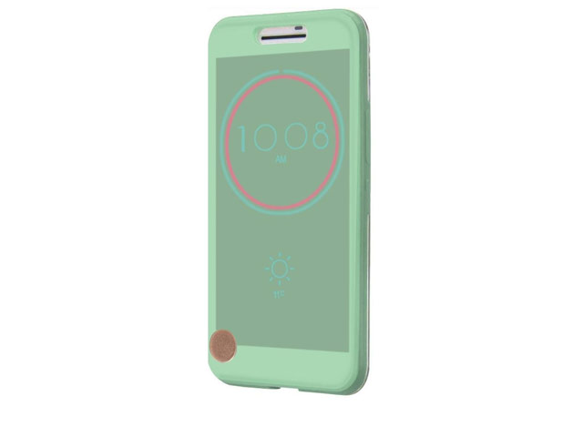 Чехол Yotrix IceView Case для HTC 10/10 Lifestyle (зеленый, пластиковый)