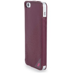 Чехол X-doria Dash Suit Case для Apple iPhone 5 (фиолетовый/розовый, кожанный)