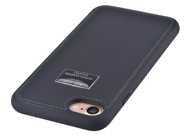 Чехол Aston Martin Luxury Backcase для Apple iPhone 7 (черный, кожаный)