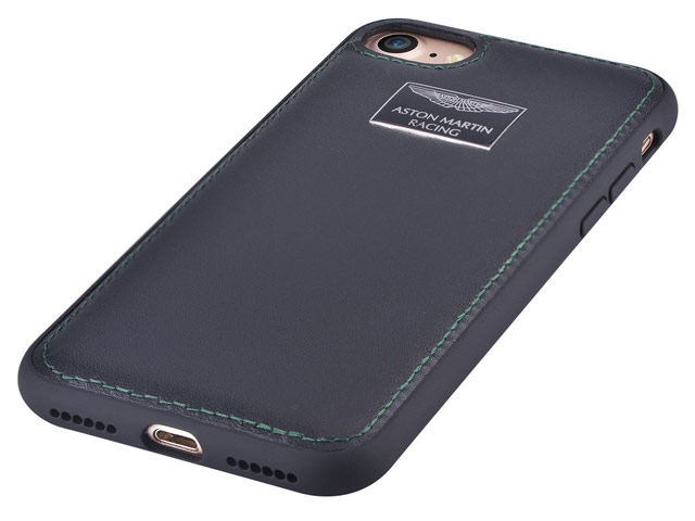 Чехол Aston Martin Luxury Backcase для Apple iPhone 7 (черный, кожаный)