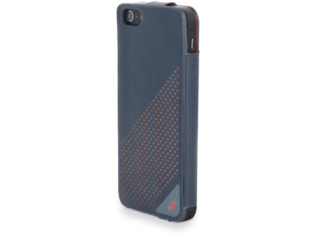 Чехол X-doria Dash Suit Case для Apple iPhone 5 (темно-синий, кожанный)