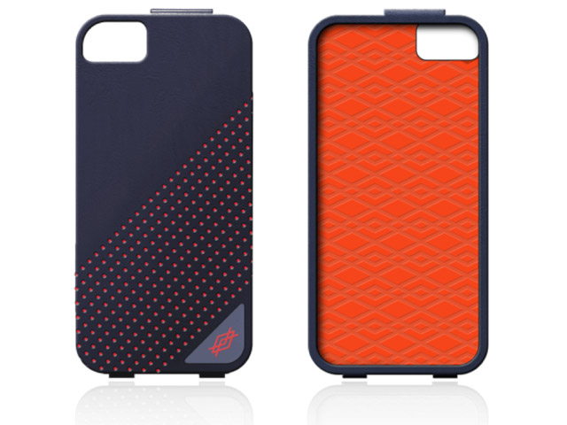 Чехол X-doria Dash Suit Case для Apple iPhone 5 (темно-синий, кожанный)