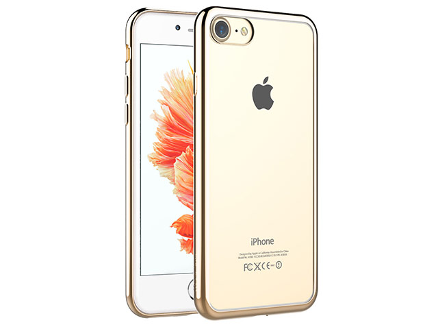 Чехол Devia Glitter Soft case для Apple iPhone 7 (Champagne Gold, гелевый)