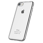 Чехол Devia Glitter Soft case для Apple iPhone 7 (Silver, гелевый)