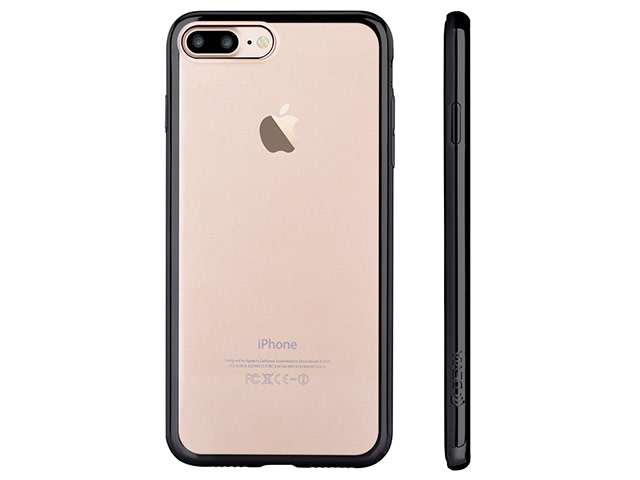 Чехол Devia Glitter Soft case для Apple iPhone 7 plus (Gun Black, гелевый)
