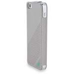 Чехол X-doria Dash Suit Case для Apple iPhone 5 (серый/синий, кожанный)