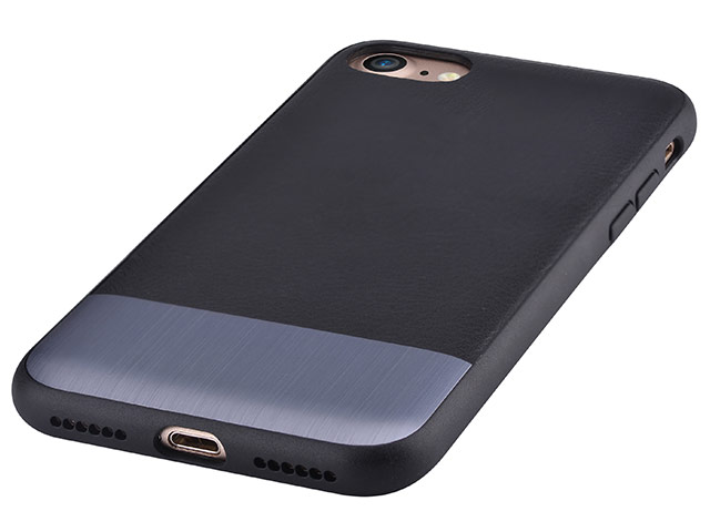 Чехол Devia Commander case для Apple iPhone 7 (черный, кожаный)