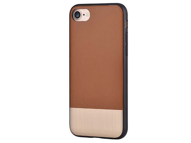 Чехол Devia Commander case для Apple iPhone 7 (коричневый, кожаный)