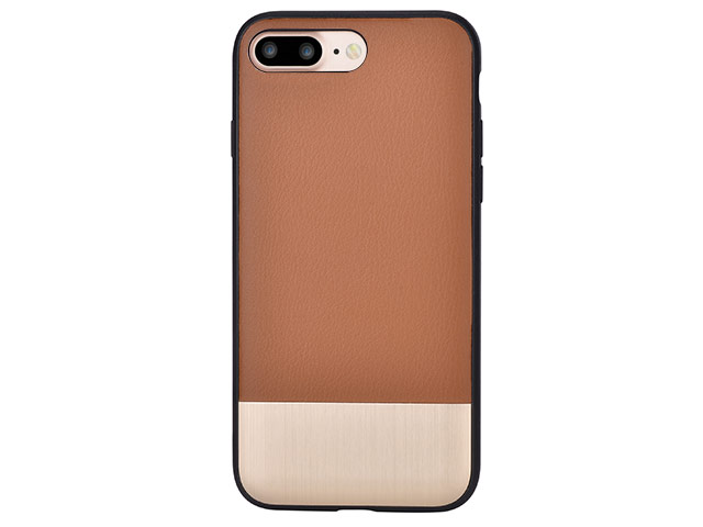 Чехол Devia Commander case для Apple iPhone 7 plus (коричневый, кожаный)