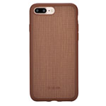 Чехол Devia Jelly Slim Leather case для Apple iPhone 7 plus (коричневый, винилискожа)