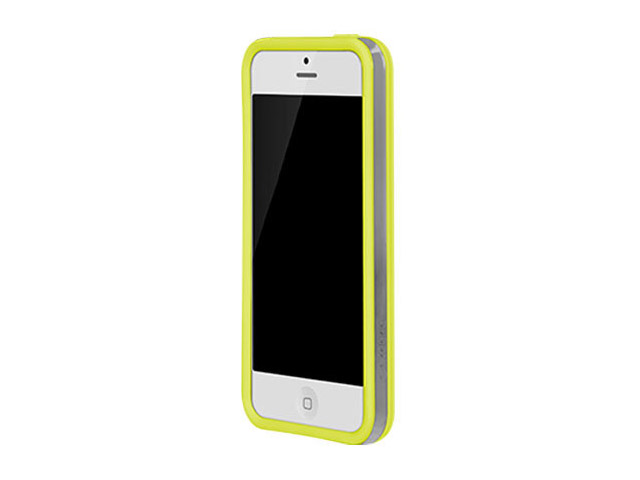 Чехол X-doria Bump Case для Apple iPhone 5 (желтый, пластиковый)