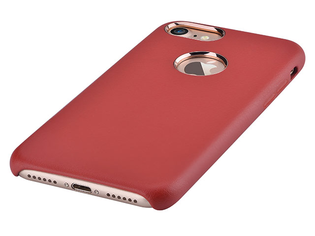 Чехол Devia Successor case для Apple iPhone 7 (красный, кожаный)