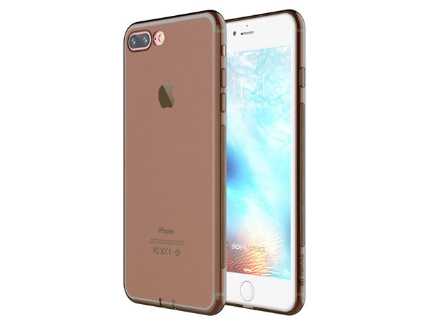 Чехол Devia Naked case для Apple iPhone 7 plus (серый, гелевый)
