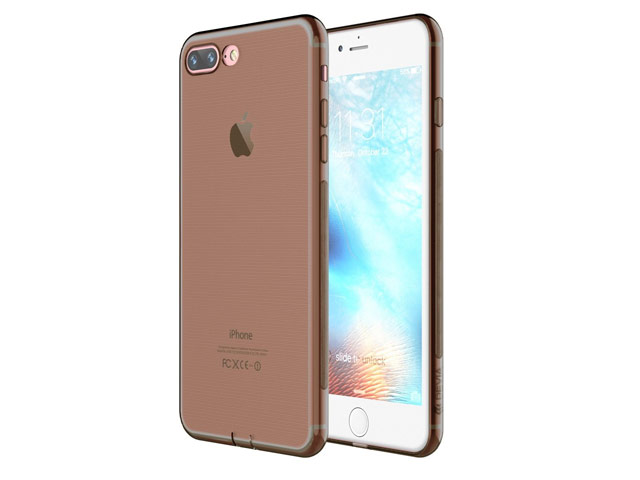 Чехол Devia Naked case для Apple iPhone 7 plus (серый, гелевый)