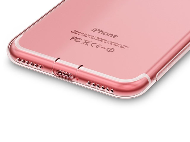 Чехол Devia Naked case для Apple iPhone 7 plus (розовый, гелевый)