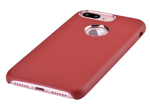 Чехол Devia Successor case для Apple iPhone 7 plus (красный, кожаный)