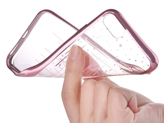 Чехол Devia Crystal Meteor для Apple iPhone 7 (Rose Gold, гелевый)