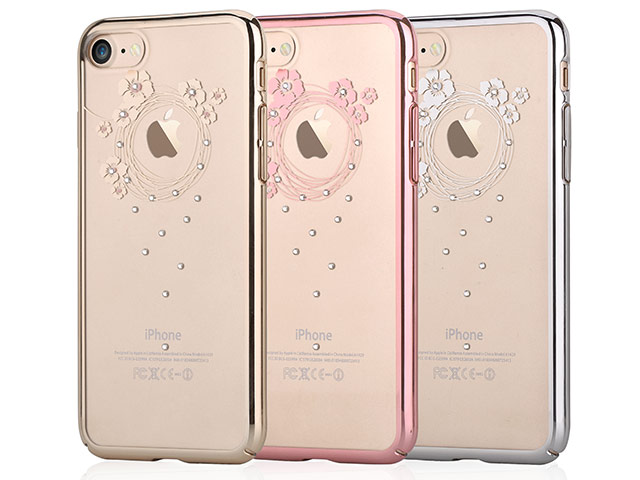 Чехол Devia Crystal Garland для Apple iPhone 7 (Champagne Gold, пластиковый)