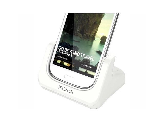 Dock-станция KiDiGi USB Cradle для Samsung Galaxy S3 i9300 (белая)