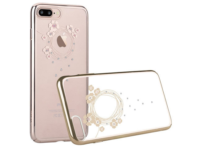 Чехол Devia Crystal Garland для Apple iPhone 7 plus (Champagne Gold, пластиковый)