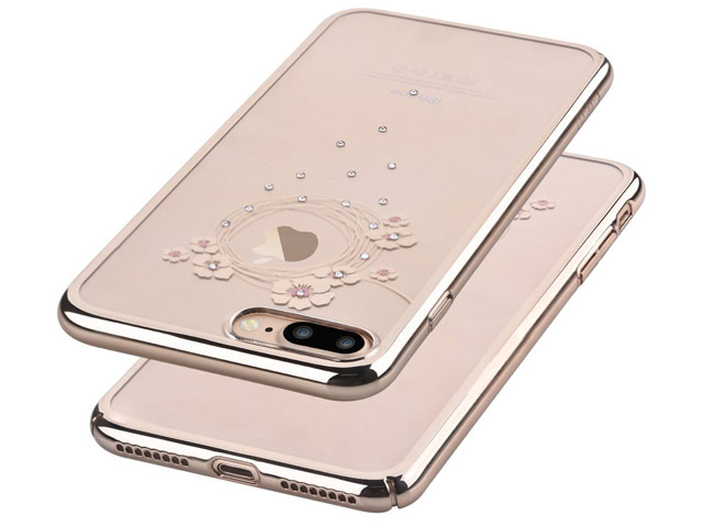 Чехол Devia Crystal Garland для Apple iPhone 7 plus (Champagne Gold, пластиковый)