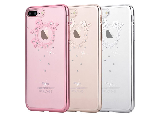 Чехол Devia Crystal Garland для Apple iPhone 7 plus (Champagne Gold, пластиковый)