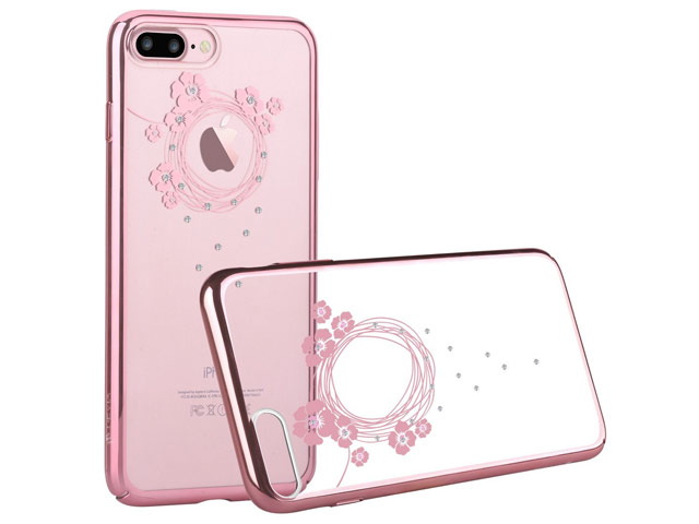 Чехол Devia Crystal Garland для Apple iPhone 7 plus (Rose Gold, пластиковый)