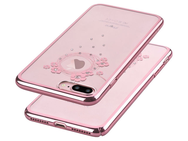 Чехол Devia Crystal Garland для Apple iPhone 7 plus (Rose Gold, пластиковый)