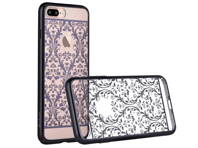 Чехол Devia Crystal Baroque для Apple iPhone 7 plus (Gun Black, пластиковый)