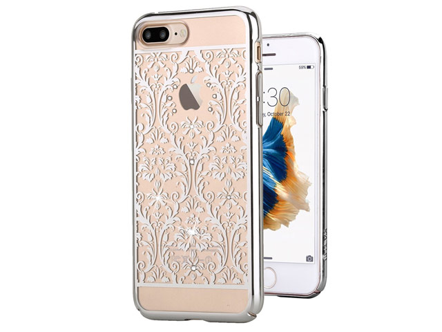 Чехол Devia Crystal Baroque для Apple iPhone 7 plus (Silvery, пластиковый)