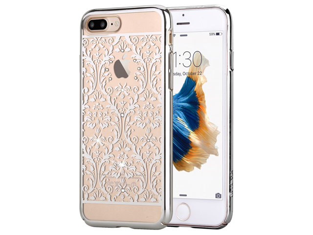 Чехол Devia Crystal Baroque для Apple iPhone 7 plus (Silvery, пластиковый)