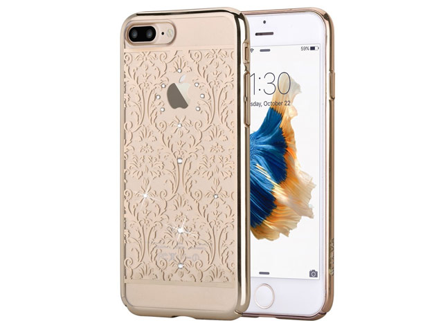 Чехол Devia Crystal Baroque для Apple iPhone 7 plus (Champagne Gold, пластиковый)