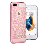 Чехол Devia Crystal Baroque для Apple iPhone 7 plus (Rose Gold, пластиковый)