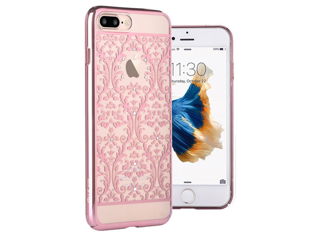 Чехол Devia Crystal Baroque для Apple iPhone 7 plus (Rose Gold, пластиковый)