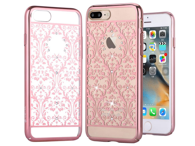 Чехол Devia Crystal Baroque для Apple iPhone 7 plus (Rose Gold, пластиковый)