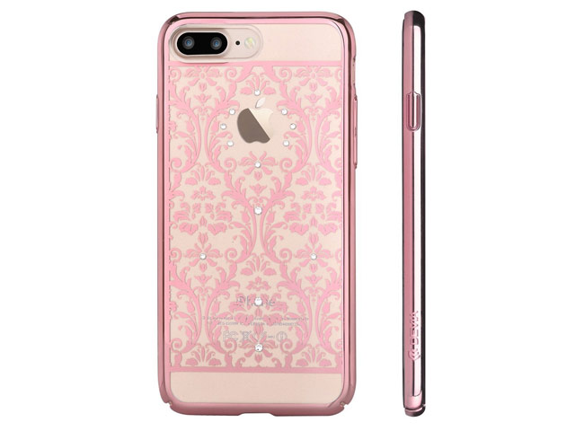 Чехол Devia Crystal Baroque для Apple iPhone 7 plus (Rose Gold, пластиковый)