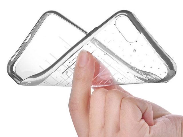 Чехол Devia Crystal Meteor для Apple iPhone 7 plus (Silvery, гелевый)
