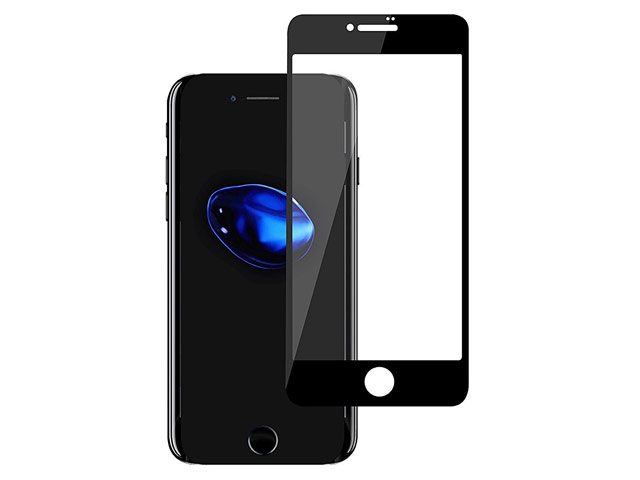 Защитная пленка Devia Jade Full Screen Tempered Glass для Apple iPhone 7 plus (стеклянная, 0.18 мм, Anti-Blueray, черная)