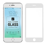 Защитная пленка Devia Full Screen Tempered Glass для Apple iPhone 7 plus (стеклянная, 0.26 мм, белая)