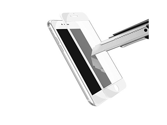 Защитная пленка Devia Privacy Full Screen для Apple iPhone 7 (стеклянная, 0.26 мм, тонированная, белая)