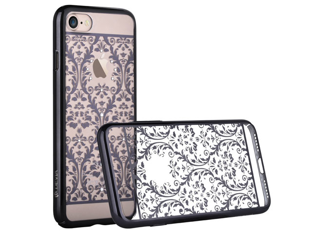 Чехол Devia Crystal Baroque для Apple iPhone 7 (Gun Black, пластиковый)