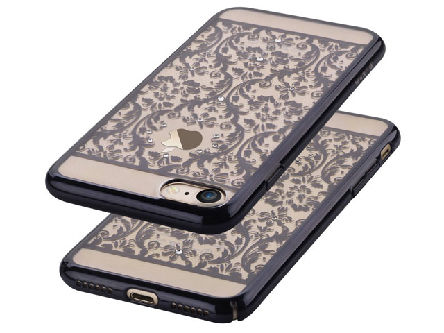 Чехол Devia Crystal Baroque для Apple iPhone 7 (Gun Black, пластиковый)