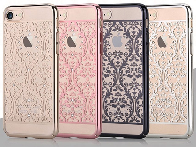 Чехол Devia Crystal Baroque для Apple iPhone 7 (Gun Black, пластиковый)