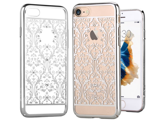 Чехол Devia Crystal Baroque для Apple iPhone 7 (Silvery, пластиковый)