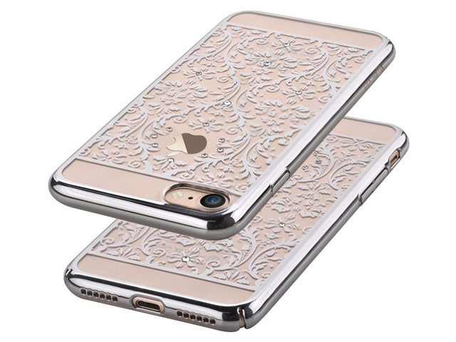 Чехол Devia Crystal Baroque для Apple iPhone 7 (Silvery, пластиковый)