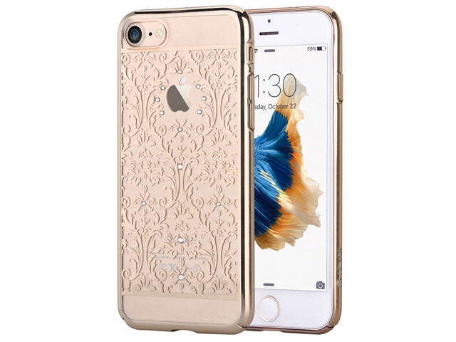 Чехол Devia Crystal Baroque для Apple iPhone 7 (Champagne Gold, пластиковый)