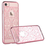 Чехол Devia Crystal Baroque для Apple iPhone 7 (Rose Gold, пластиковый)